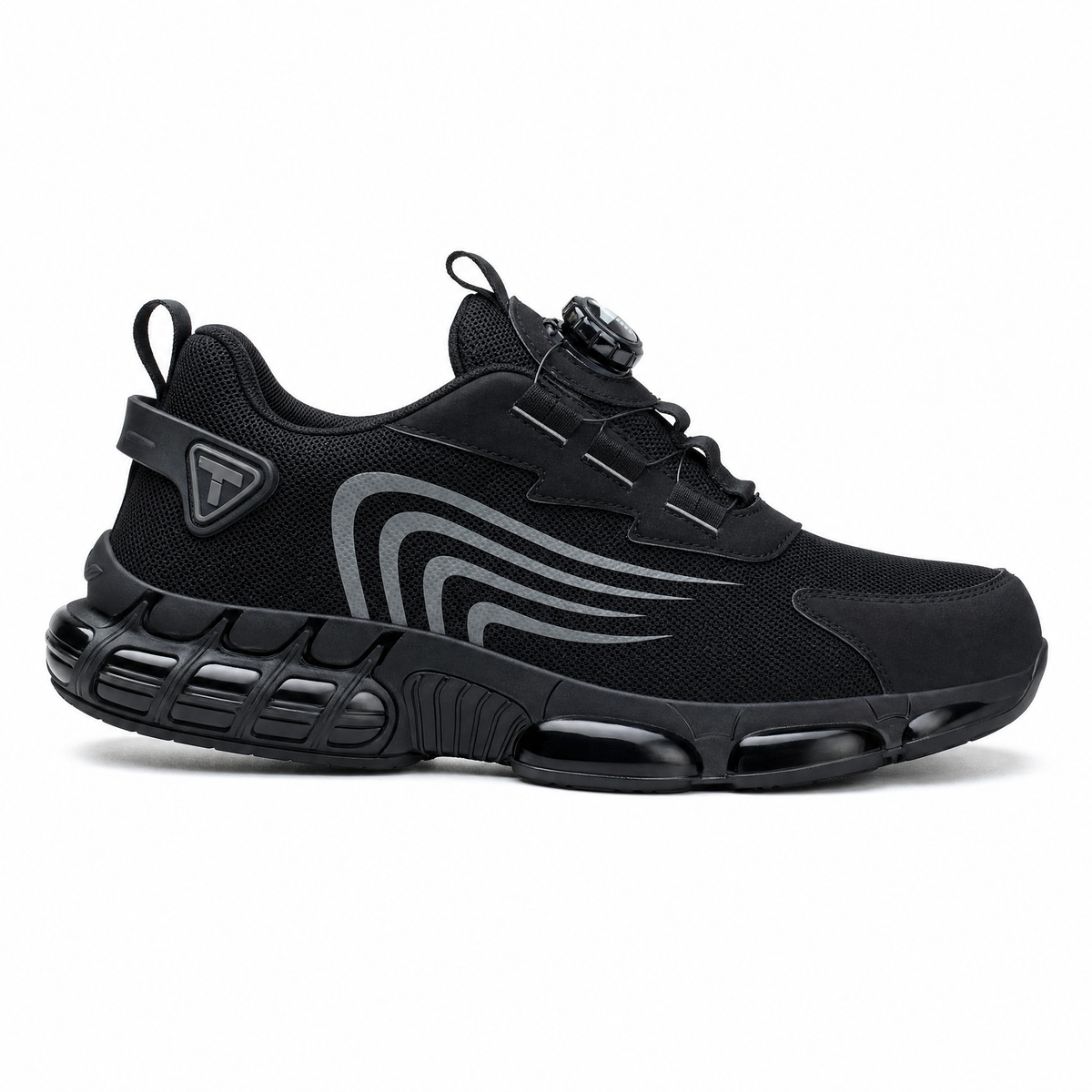 Tênis Masculino Cano Baixo Pulse Kurvo em perfil lateral sobre fundo branco.